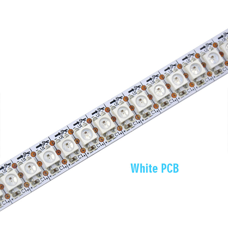 WS2811 DC5/12V Programmable LED Strip Lights, Addressable Digital Full Color Chasing Flexible LED Strips, Indoor Use, 288LEDs 6.56ft Per Reel By Sale WS2811 DC5/12V Programmable LED Strip Lights, Addressable Digital Full Color Chasing Flexible LED Strips, Indoor Use, 288LEDs 6.56ft Per Reel By Sale